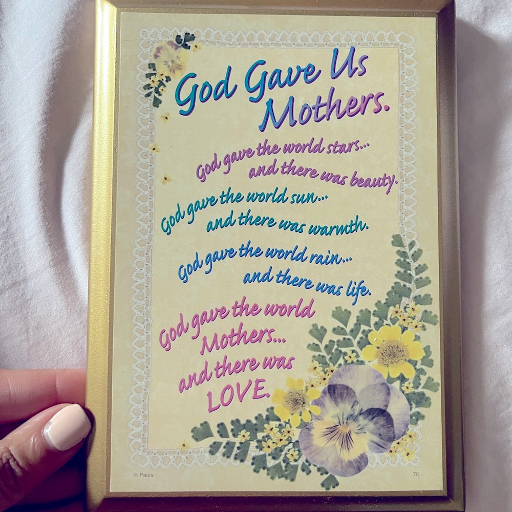 Mother Decorative Plaque - Gift for Mom